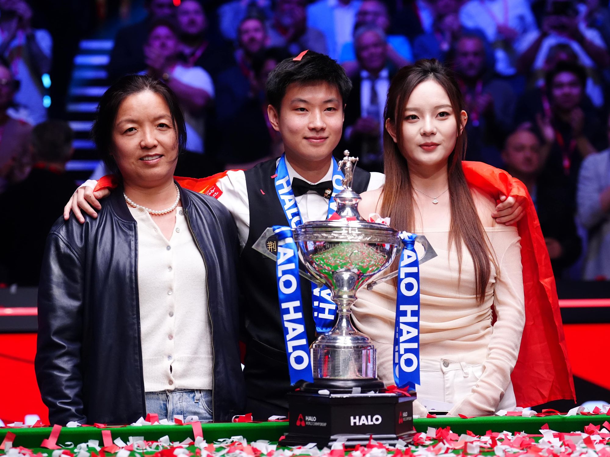 Snooker chiefs respond to player outrage after Zhao Xintong wins World Championship