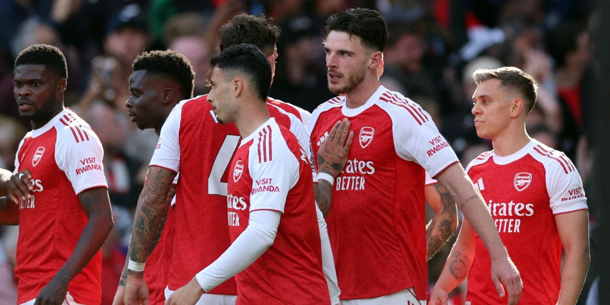 NextImg:Arsenal secure Champions League qualification as Declan Rice stunner deals blow to Newcastle