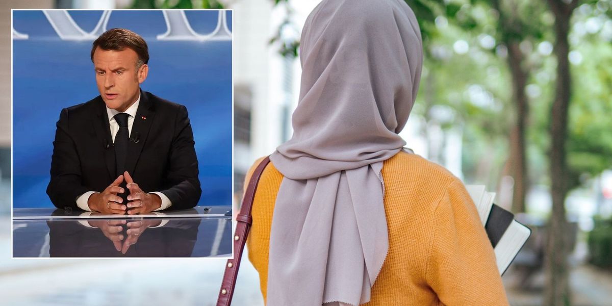 NextImg:France plans to BAN children wearing Muslim headscarves in bid to tackle 'political Islamism'