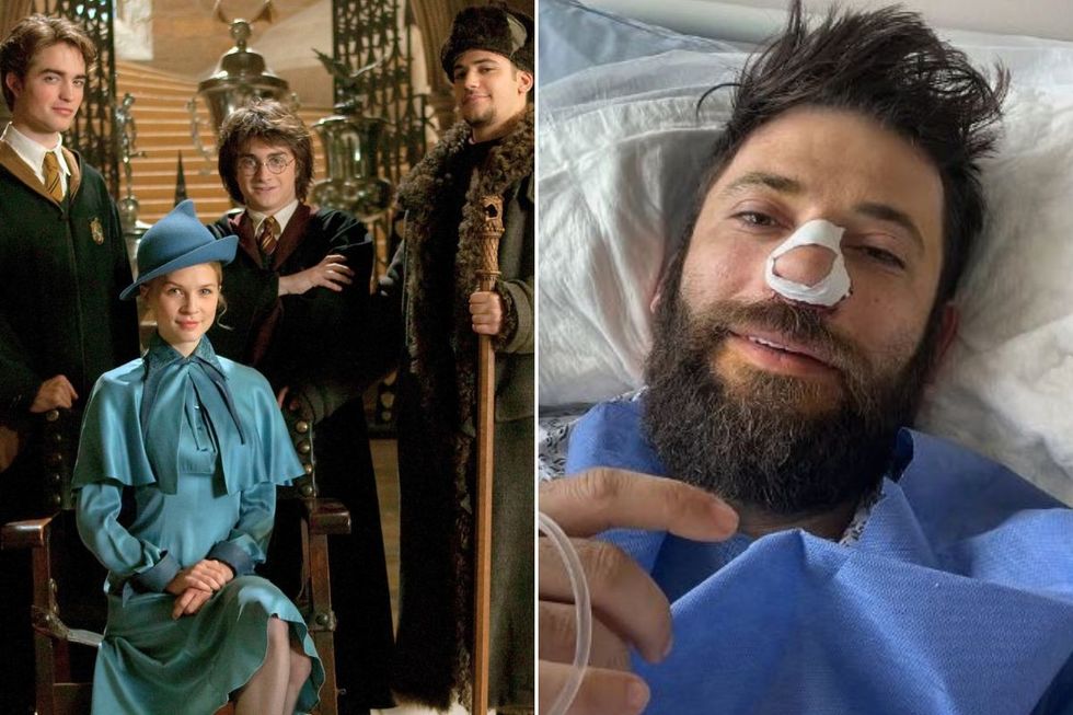Harry Potter star Stanislav Yanevsk, 39, hospitalised for emergency surgery  after being left with 'inability to breathe'