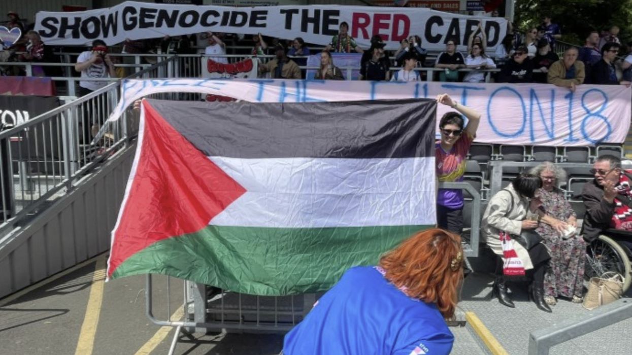 Cup final abandoned after players and fans parade Palestine flags on pitch