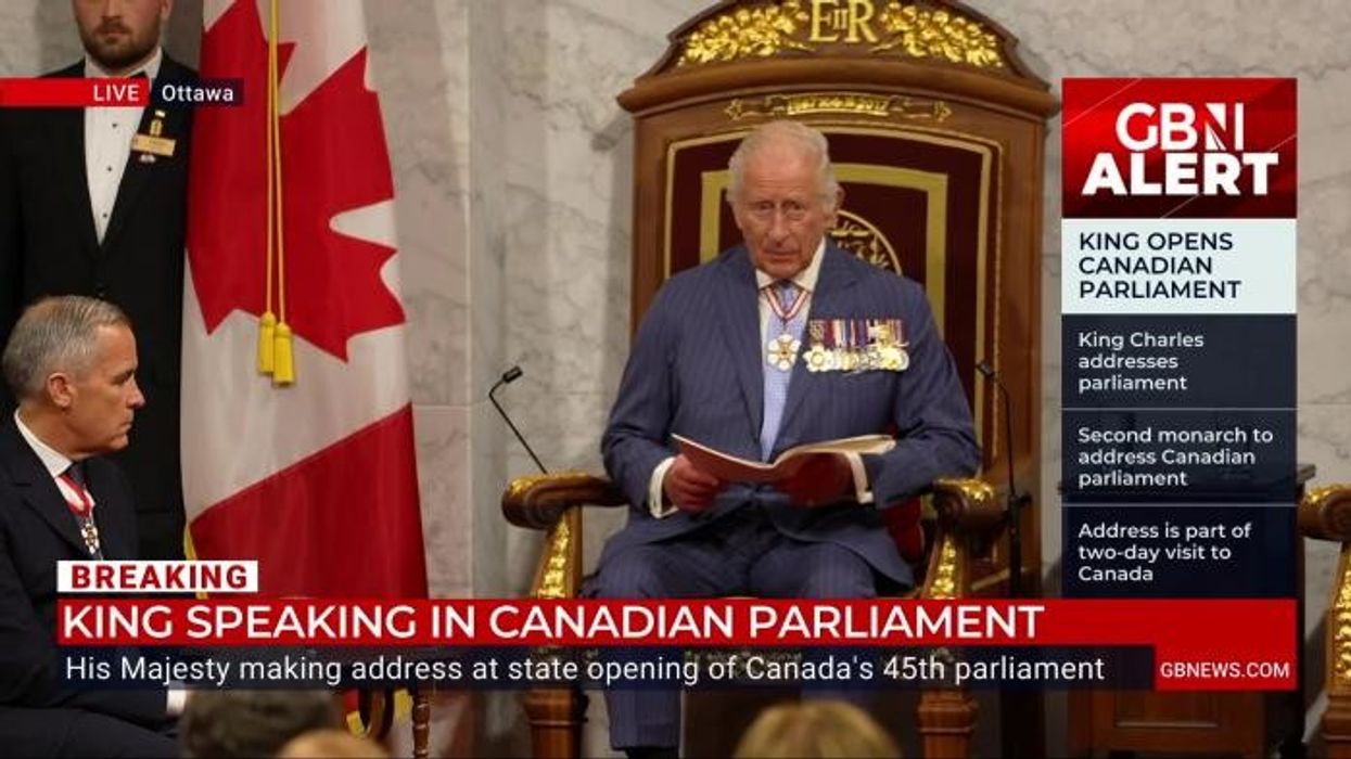 WATCH: King Charles delivers address to Canadian Parliament