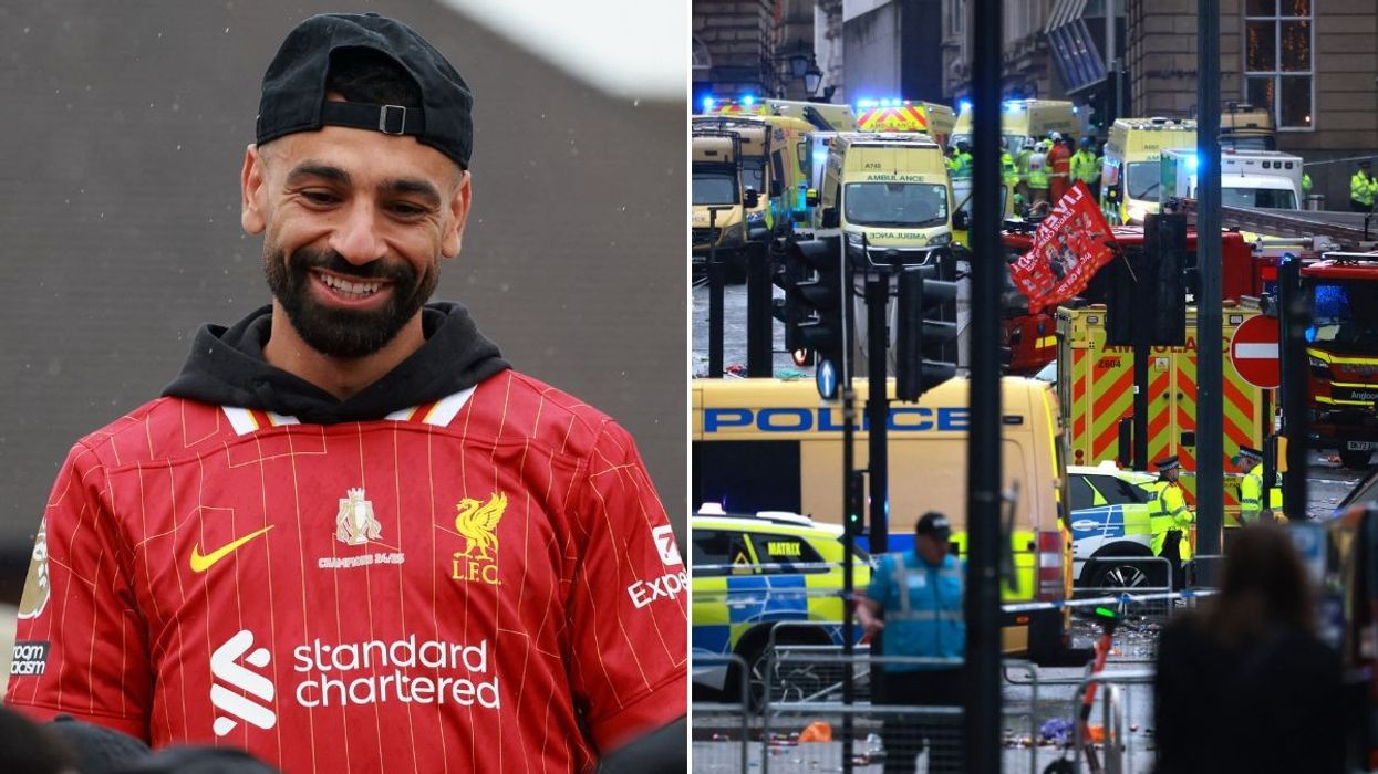Mohamed Salah comes under fire for now-deleted social media post during Liverpool title parade chaos