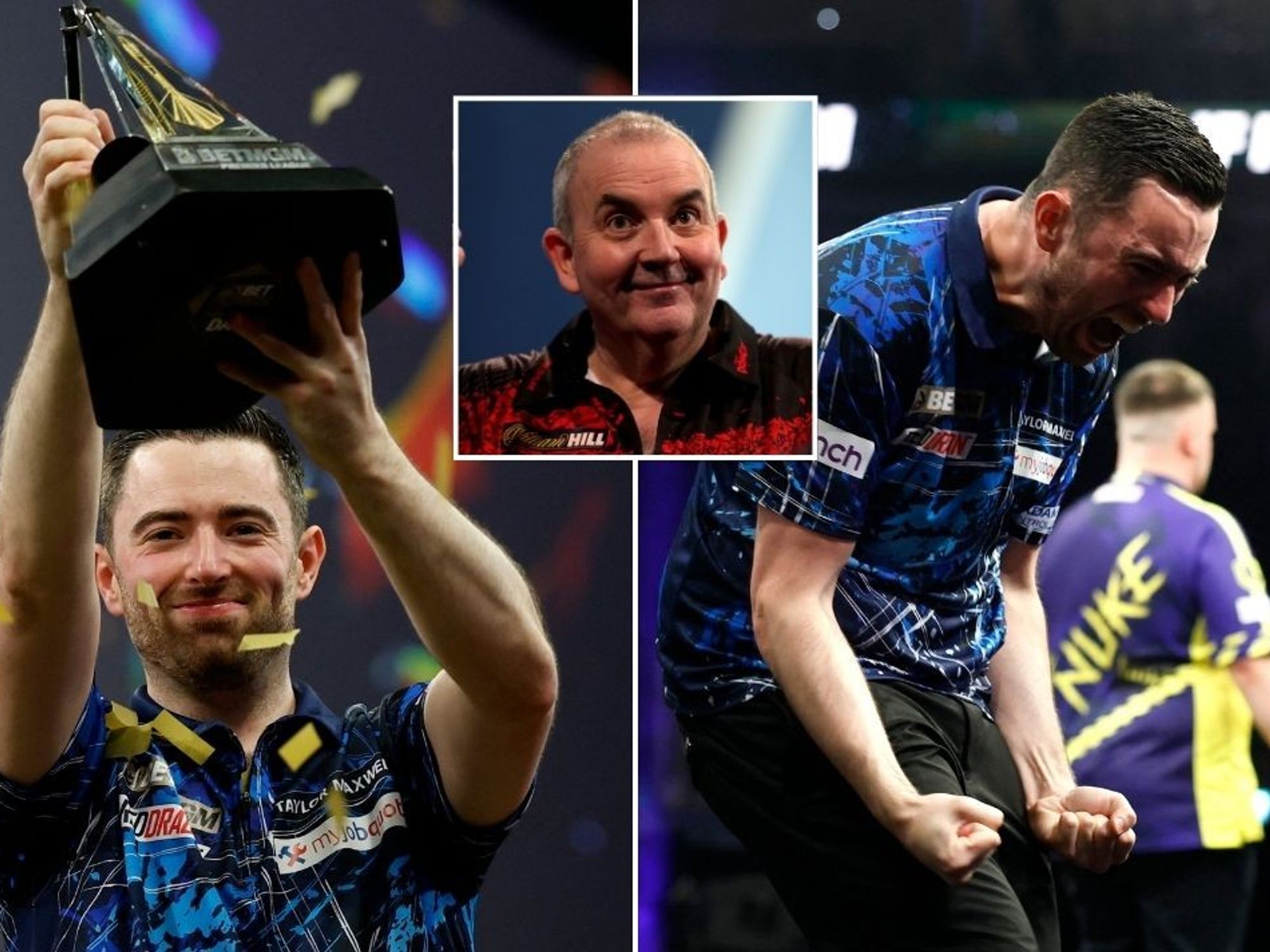 Luke Humphries thanks Phil Taylor after beating Luke Littler to land first-ever Premier League title