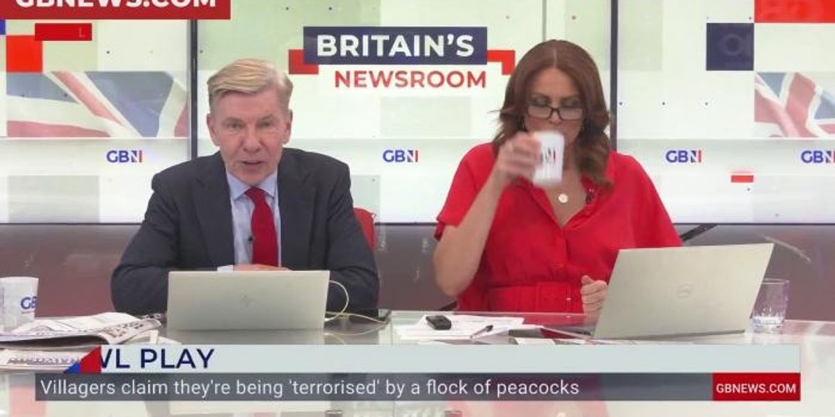 NextImg:WATCH: Jack Carson confronts PEACOCK as wild flock descend on Staffordshire village