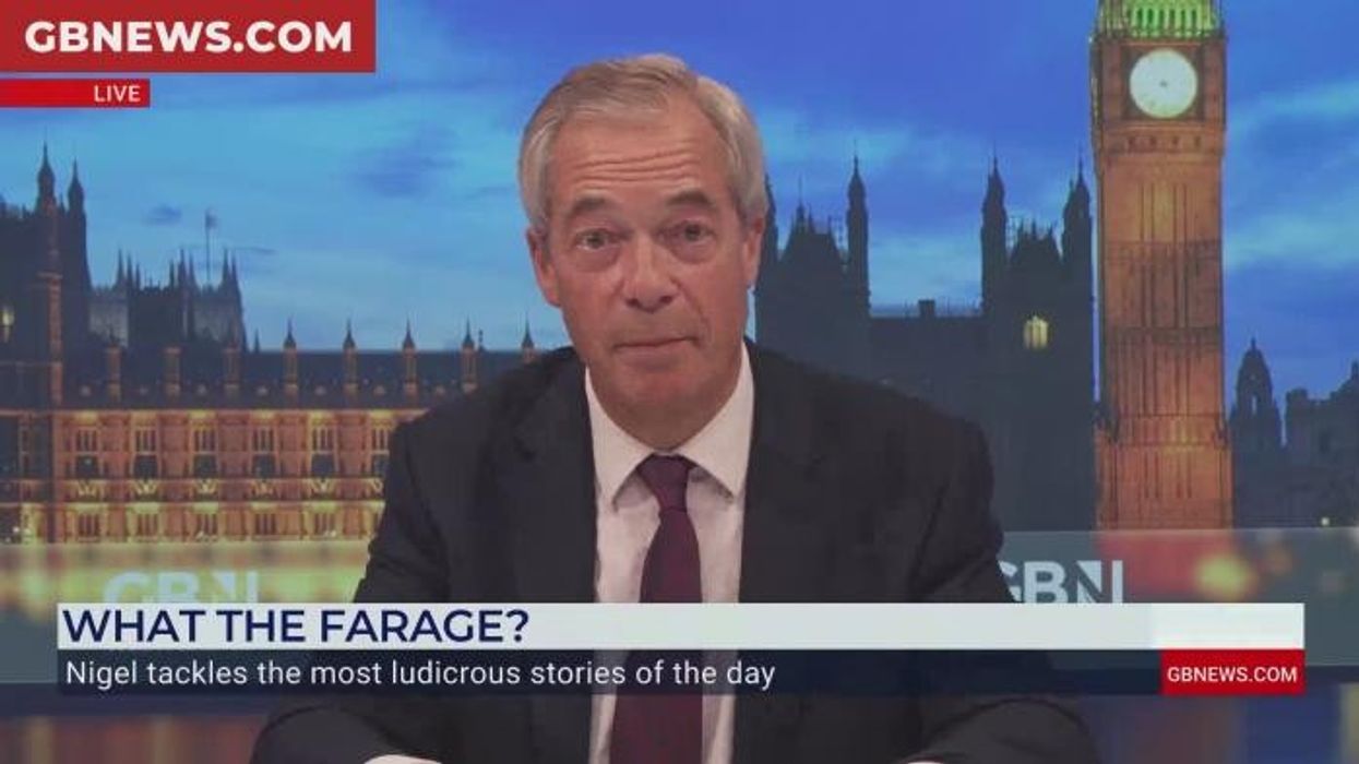 WATCH: Nigel Farage takes aim at public sector 'wokery' as Pride flag flown outside MI6