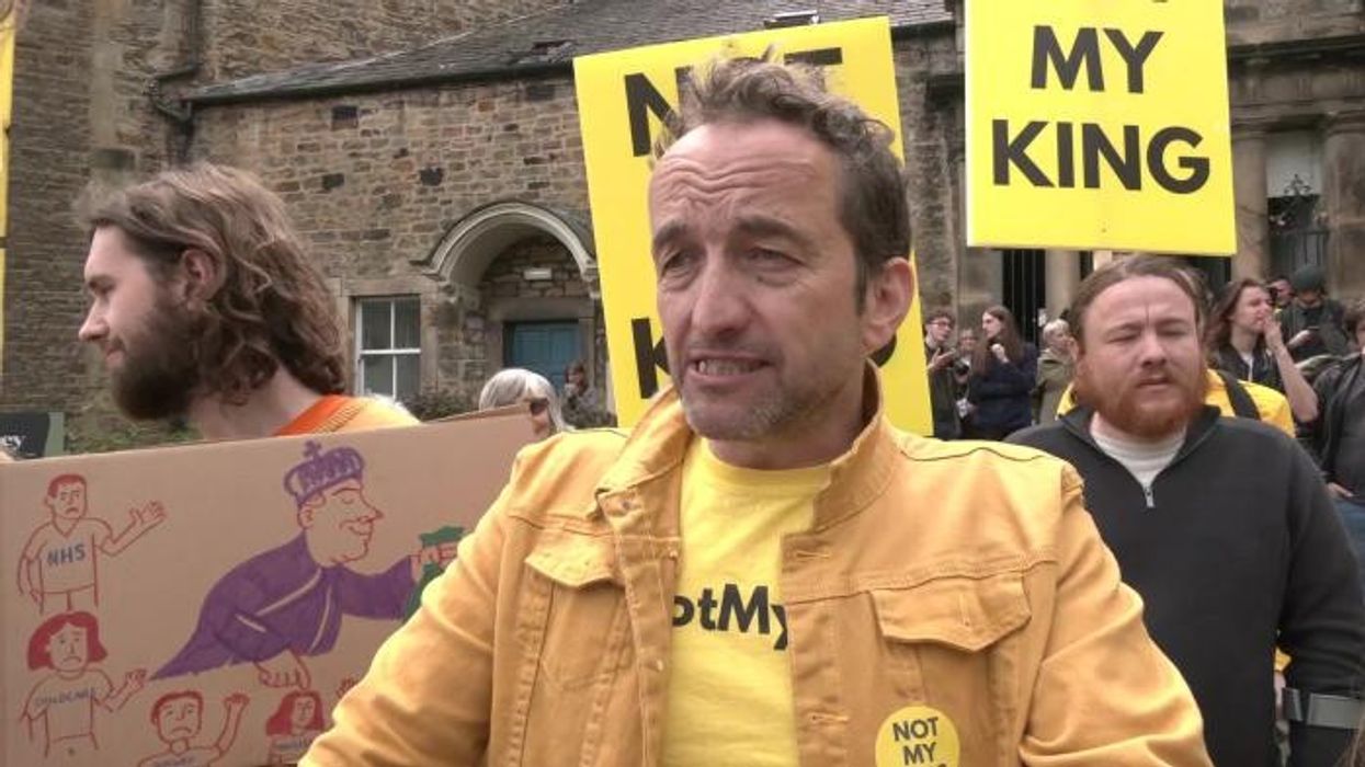 WATCH: Anti-monarchy protester confronted by furious royal fan during King's visit