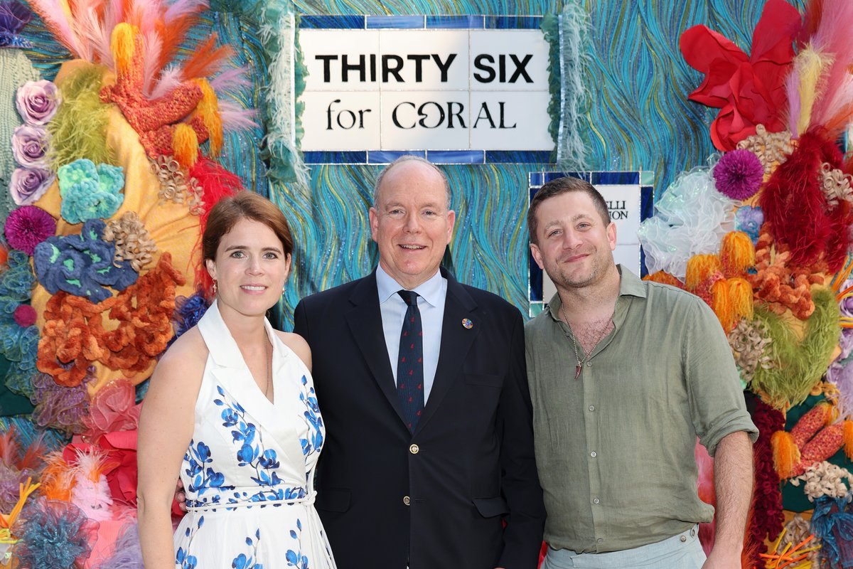 Princess Eugenie pictured alongside Prince Albert just days after Prince William's trip to Monaco