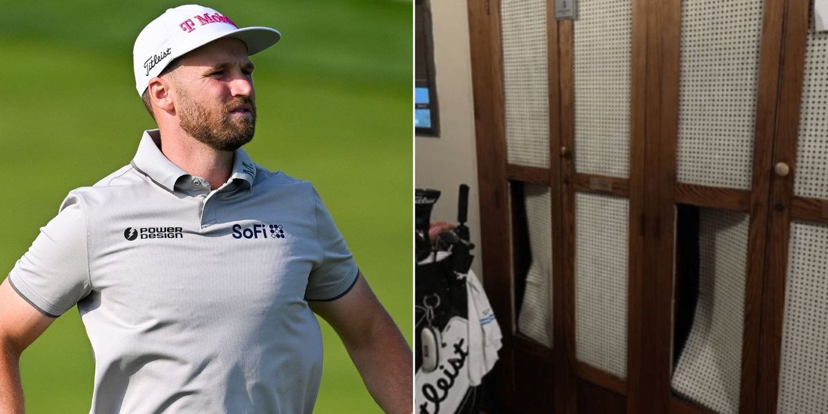 Golf star 'destroys US Open locker room' as fans demand ban and picture of damage emerges