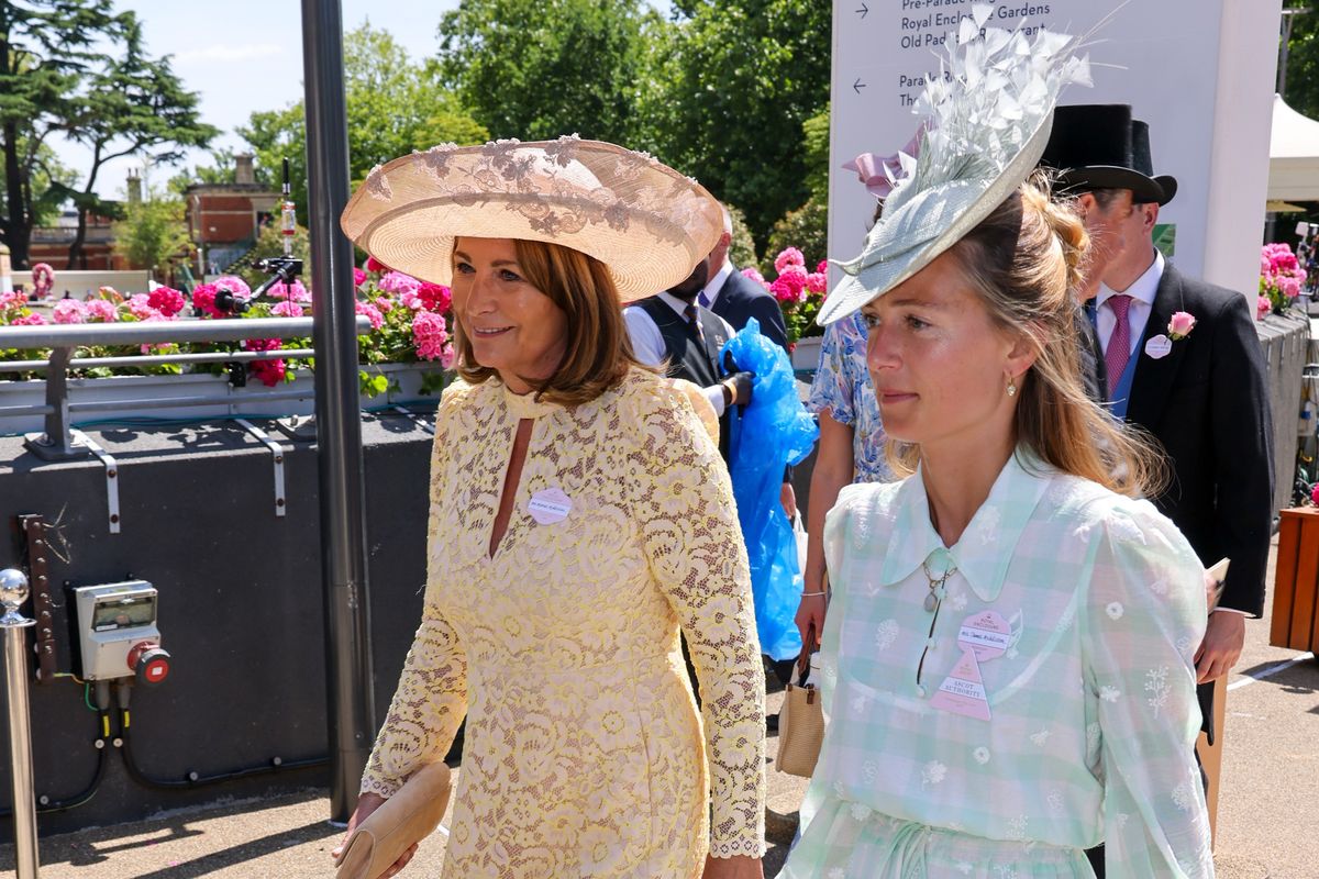 James Middleton's wife Alizee supports Carole Middleton after Princess Kate pulls out of Royal Ascot