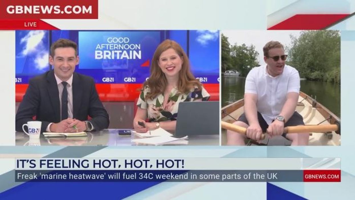 ‘Oh no!’ Watch moment Jack Carson’s boat trip takes unexpected turn live on air