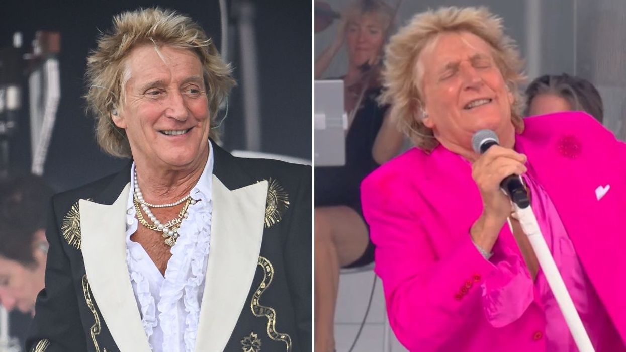 Rod Stewart, 80, leaves BBC Glastonbury fans in disbelief as they spot distracting feature during packed-out performance