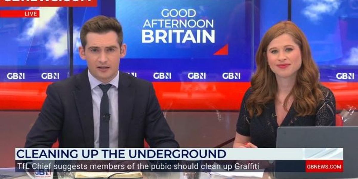 NextImg:WATCH: Tom Harwood blasts 'nonsense conspiracy' by TfL chief after claiming graffiti cleaners are 'creating' vandalism on trains
