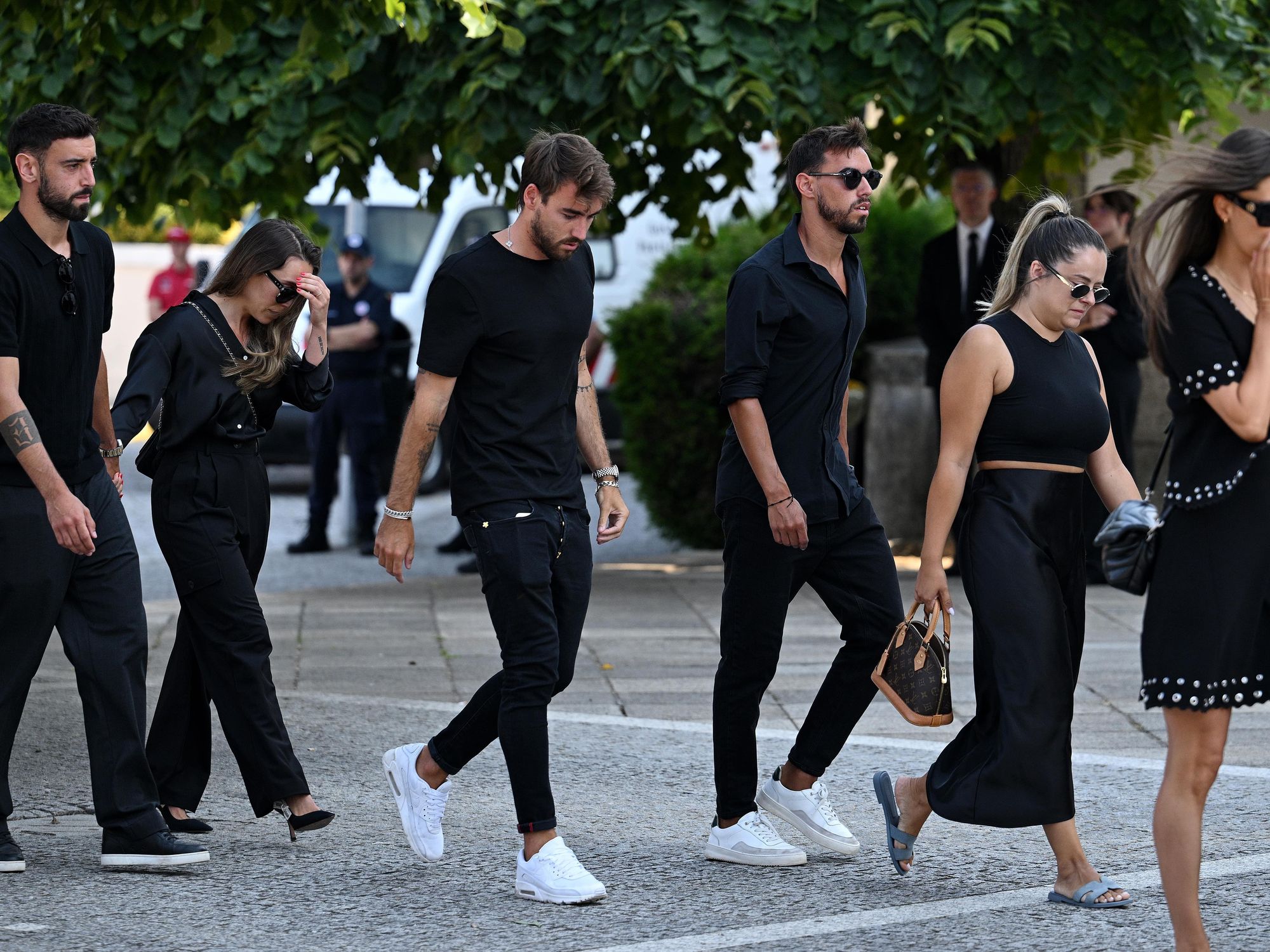 Diogo Jota's family, friends and team-mates gather for funeral of Liverpool star and brother Andre