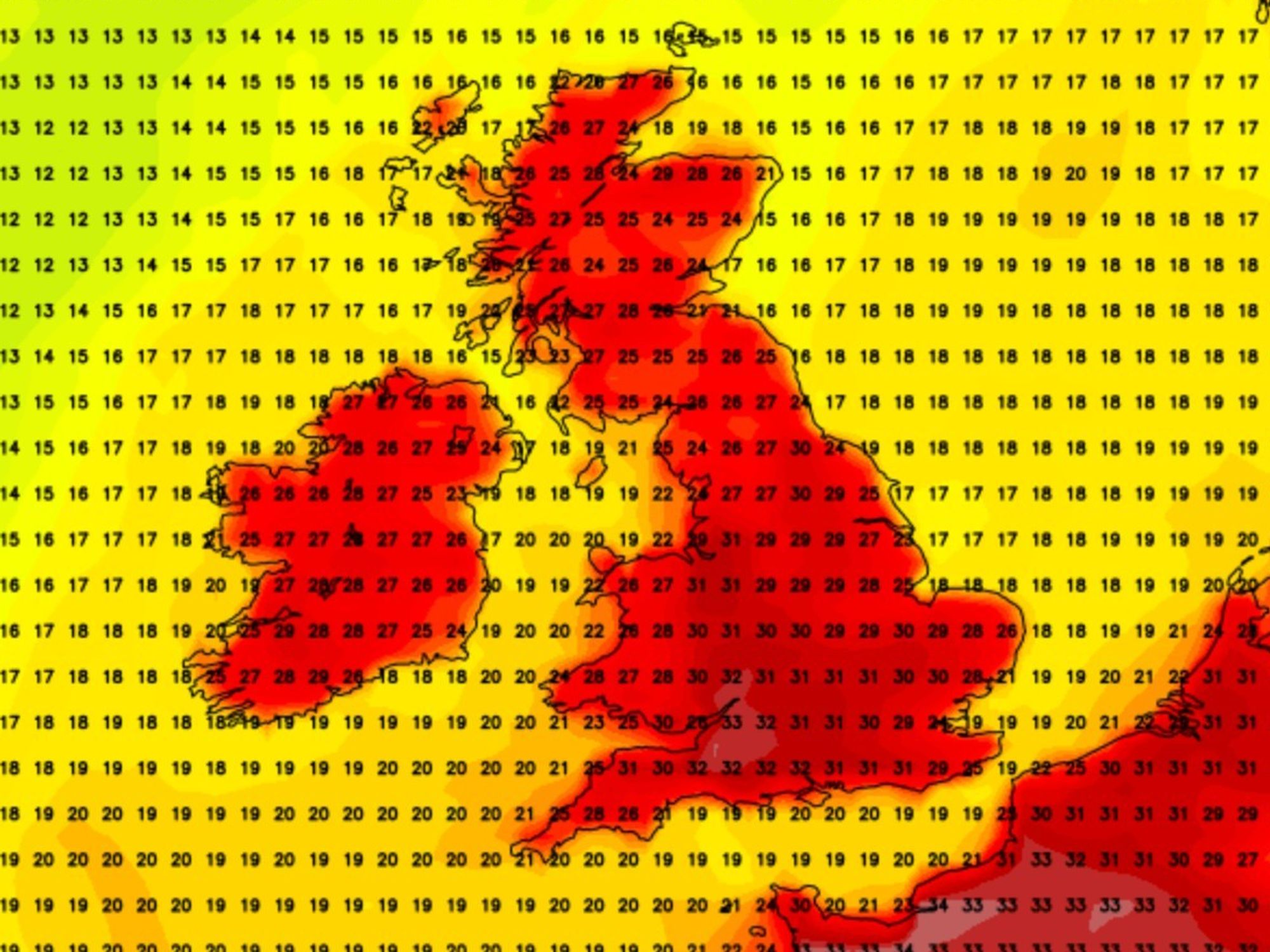 UK weather: Experts back down from 'monster heatwave' warning but Britain to still bear brunt of ...