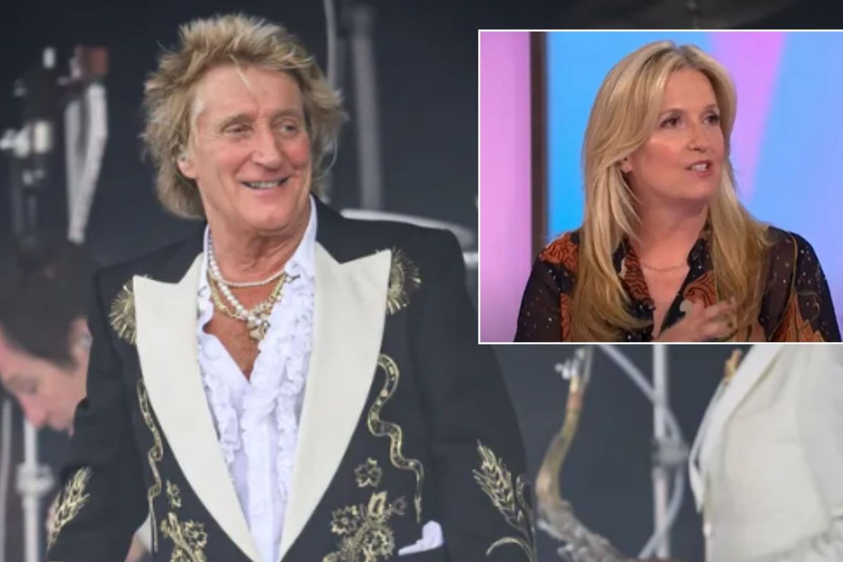 Penny Lancaster opens up on Rod Stewart's health fears prior to Glastonbury set as she admits 'he'd never been so ill'