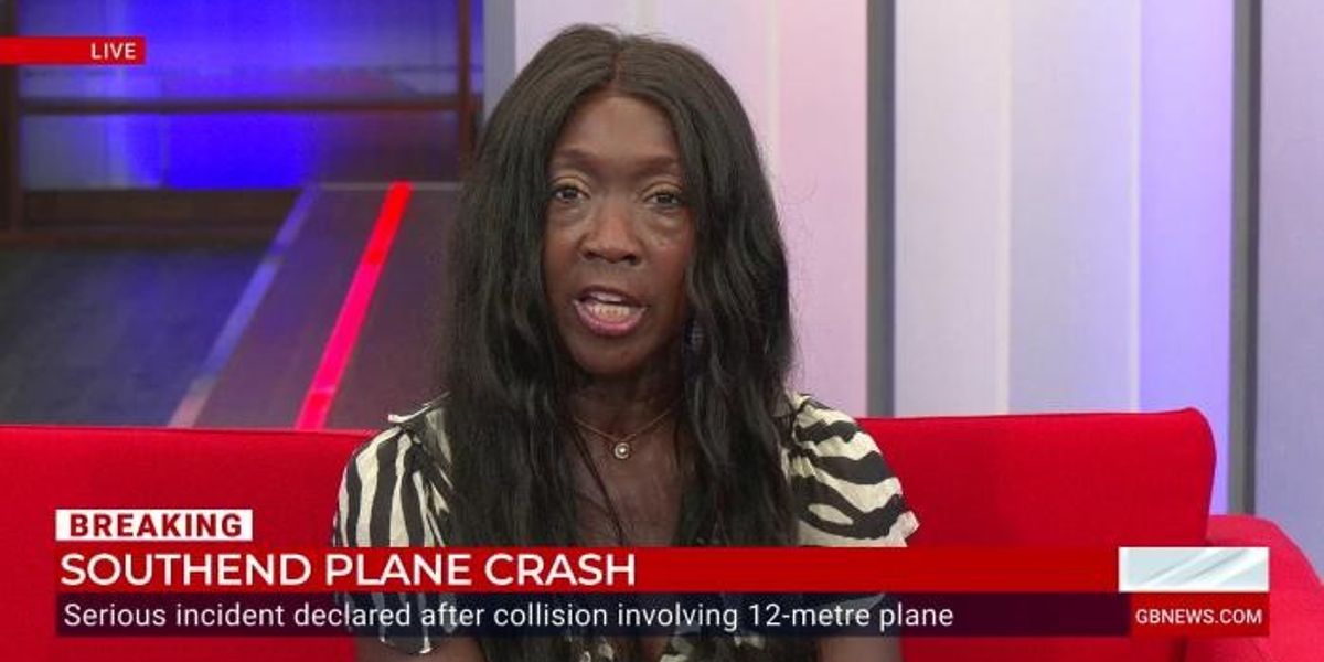 NextImg:Southend Airport crash: Watch the moment smoke and flames rise over tarmac after fireball eruption