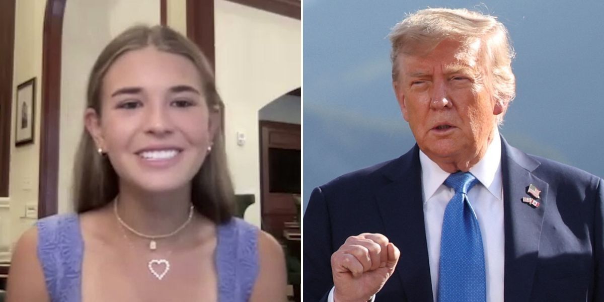 NextImg:Kai Trump, 18, explains how golf has helped her bond with grandfather Donald Trump