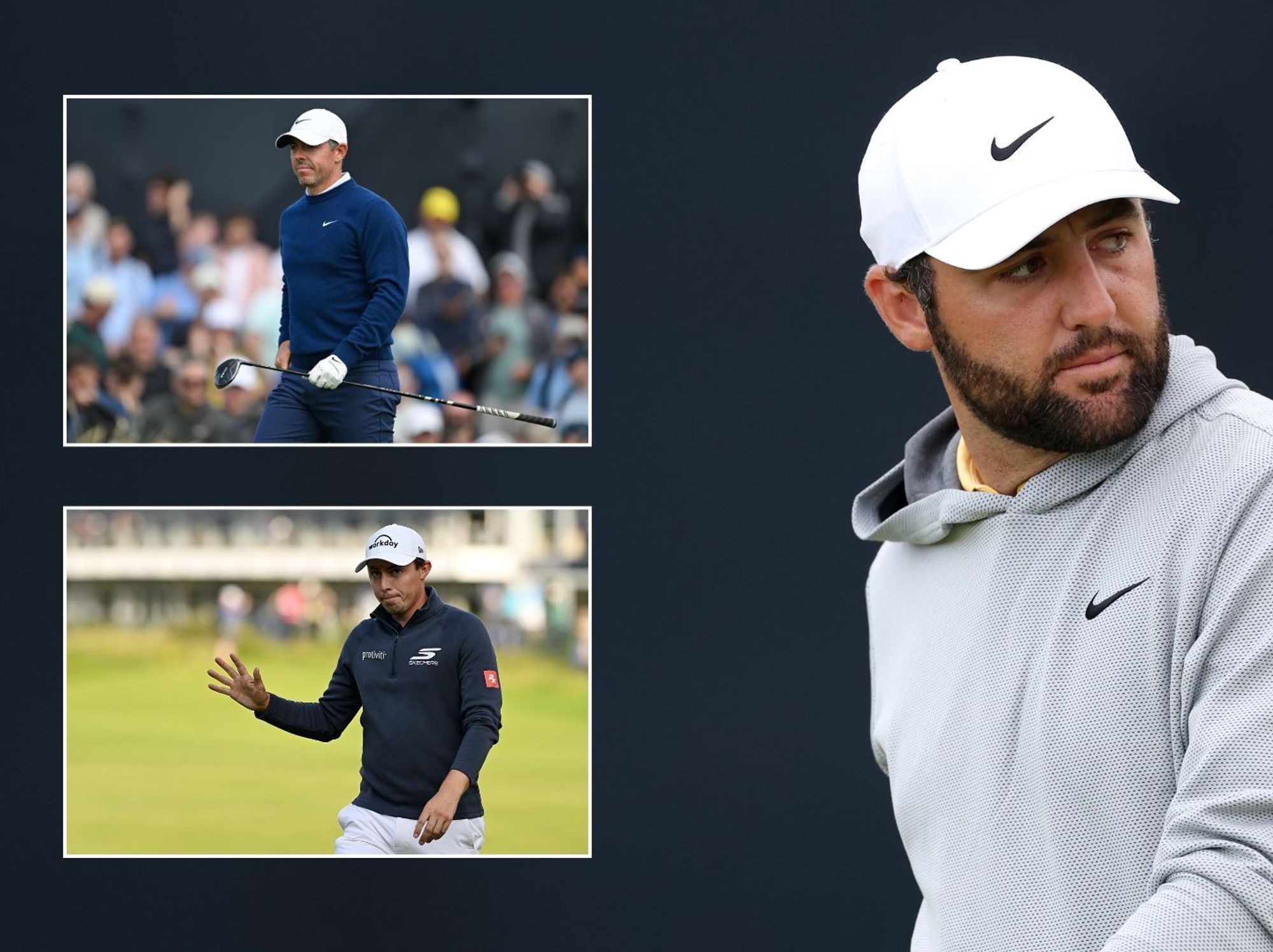 Scottie Scheffler leads with Matt Fitzpatrick close behind as Rory McIlroy remains in contention ...