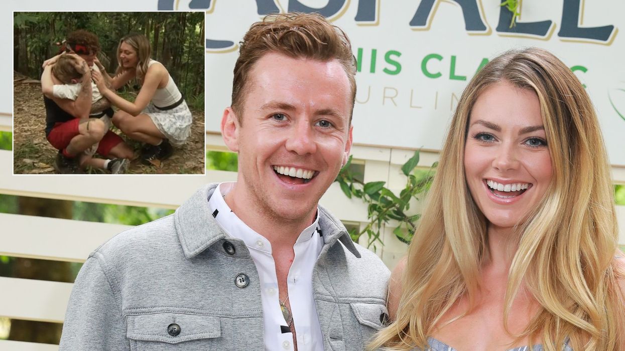 Danny Jones and wife Georgia all smiles as pair pose in first joint update after Maura Higgins kiss scandal