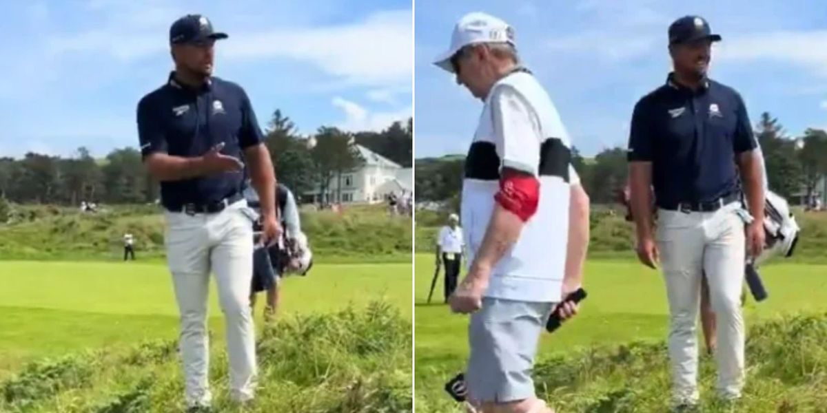 NextImg:Bryson DeChambeau condemned by golf fans for 'disgusting behaviour' as footage from The Open goes viral