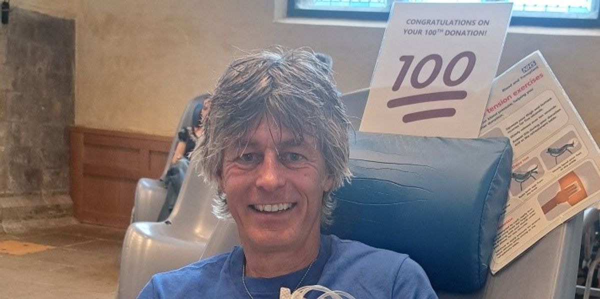 British man with vital rare blood type donates for 100th time: ‘No-brainer!’ British man with vital rare blood type donates for 100th time: ‘No-brainer!’