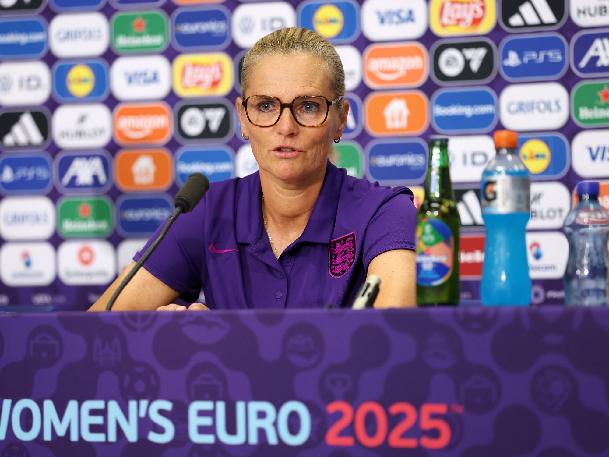 Lionesses boss Sarina Wiegman makes 'heart attack' admission ahead of England and Spain Euro 2025 final