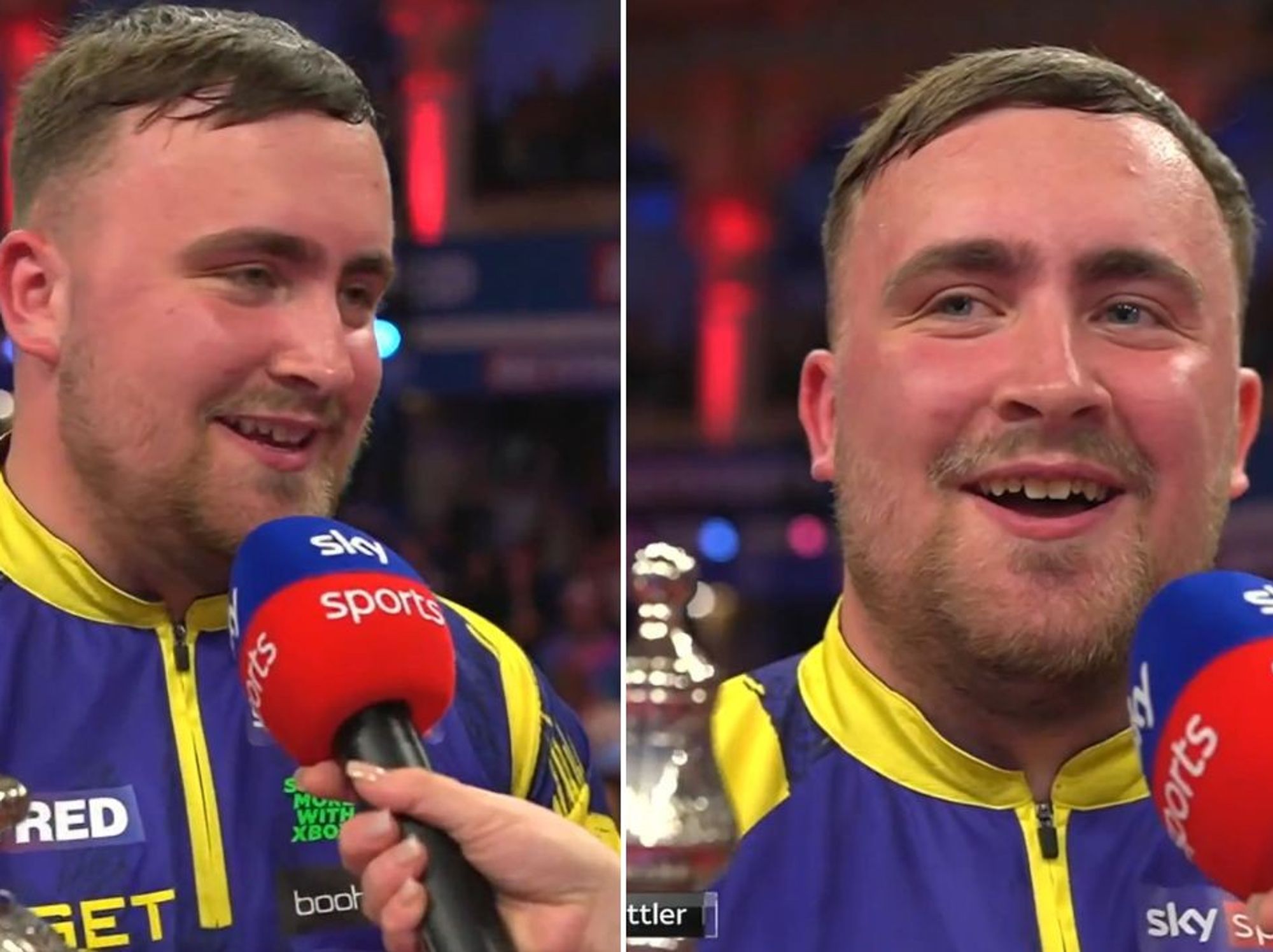 Luke Littler sends message to new girlfriend after securing £200K prize money from World Matchplay win