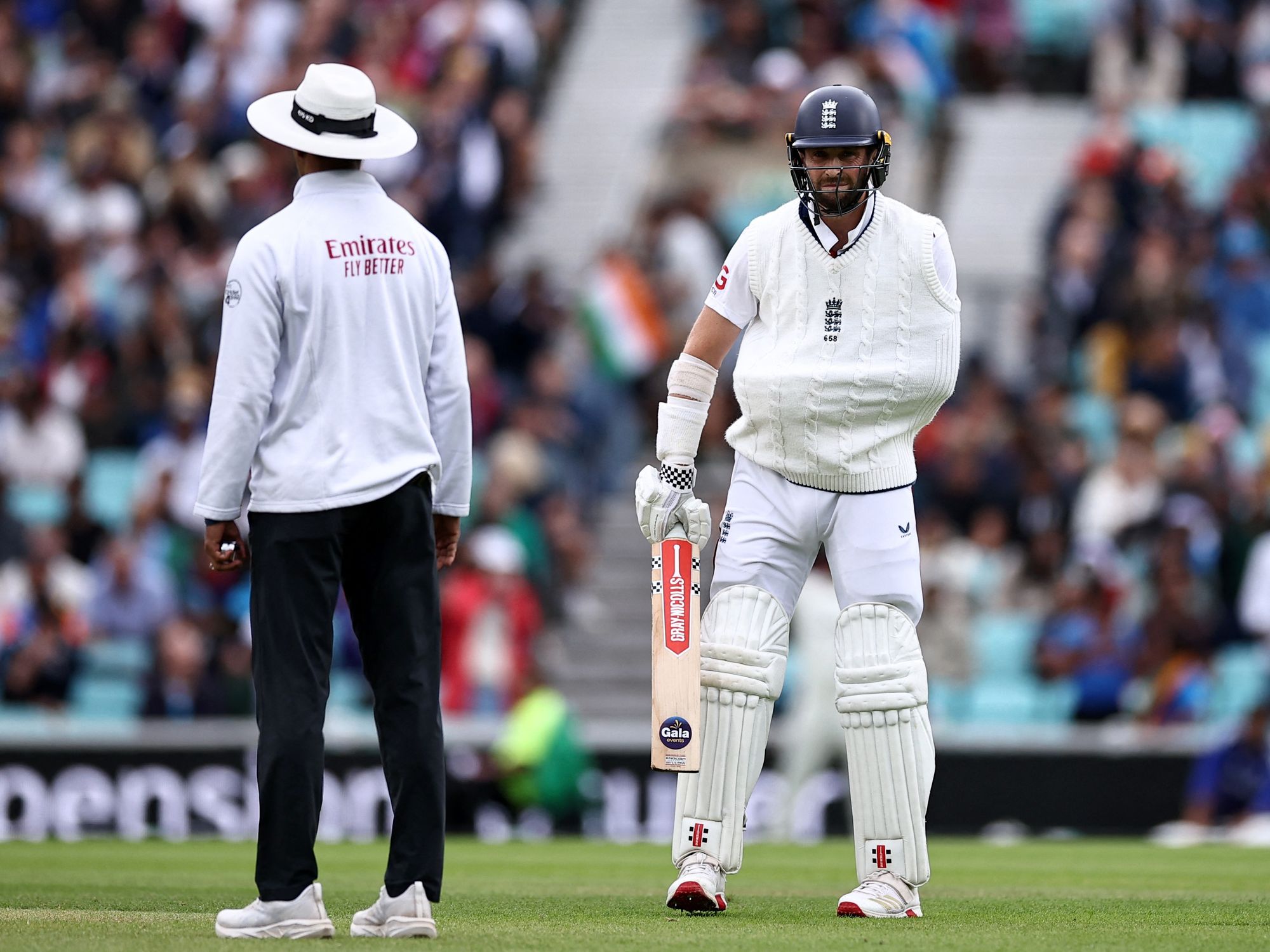 England lose tense India Test match as injured Chris Woakes heroically bats one-handed in dramatic finale