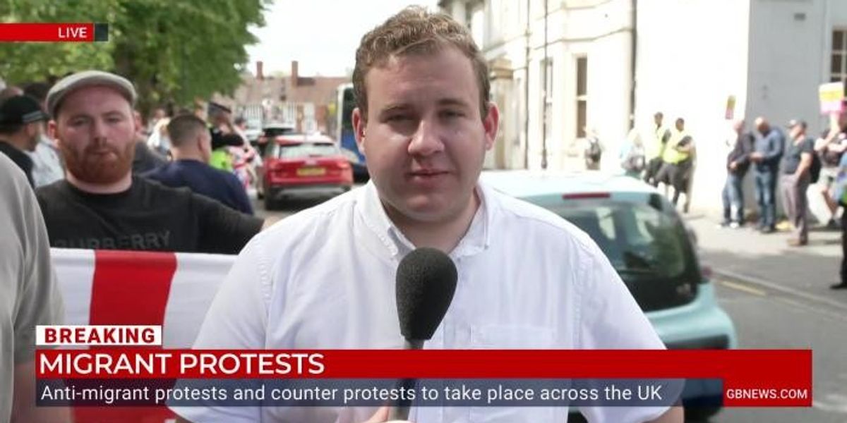 NextImg:WATCH: Solihull protester says migrants should 'not be housed in hotels'