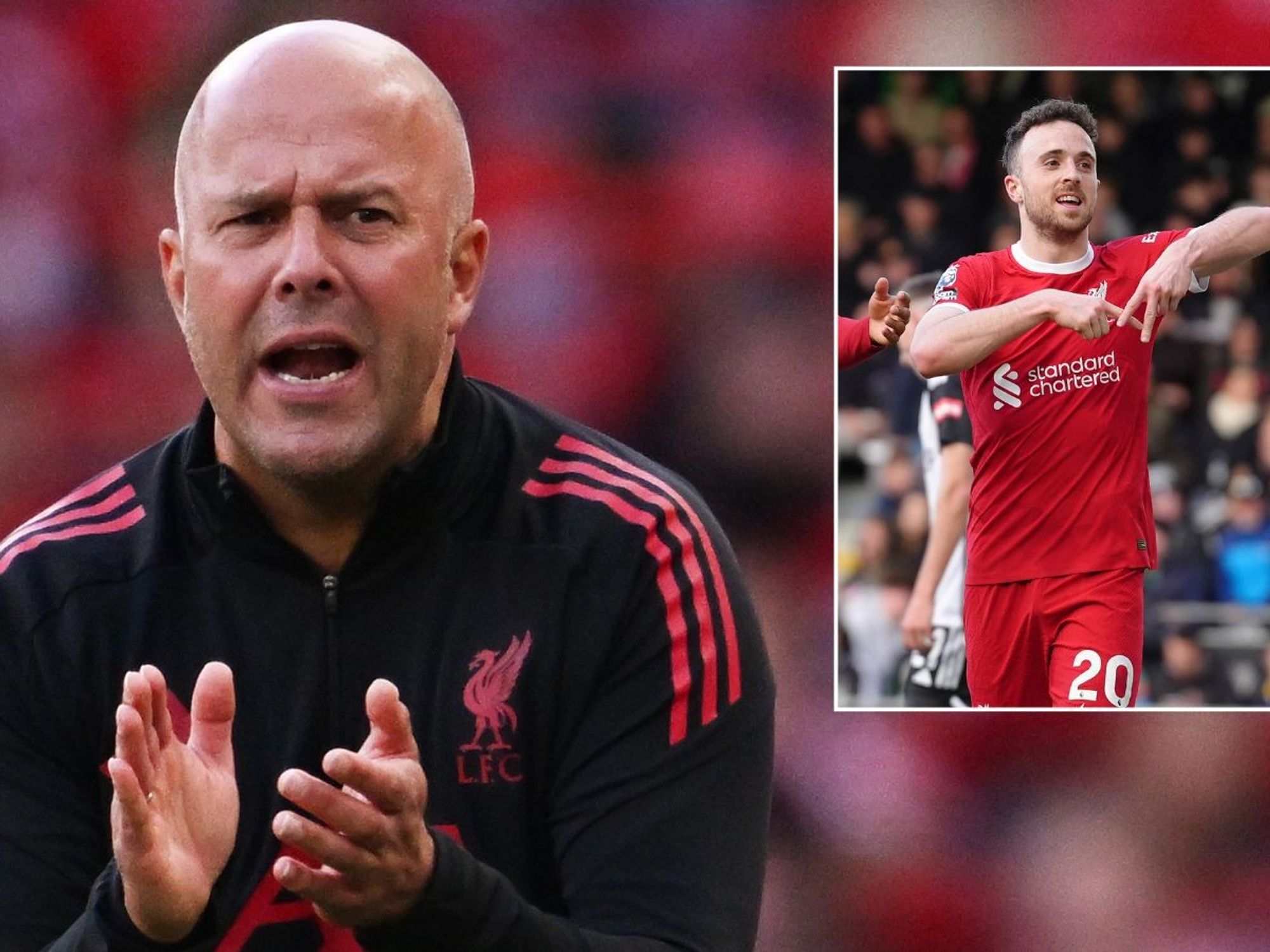 Arne Slot proud of Liverpool players following tragic death of Diogo Jota as Crystal Palace showd...