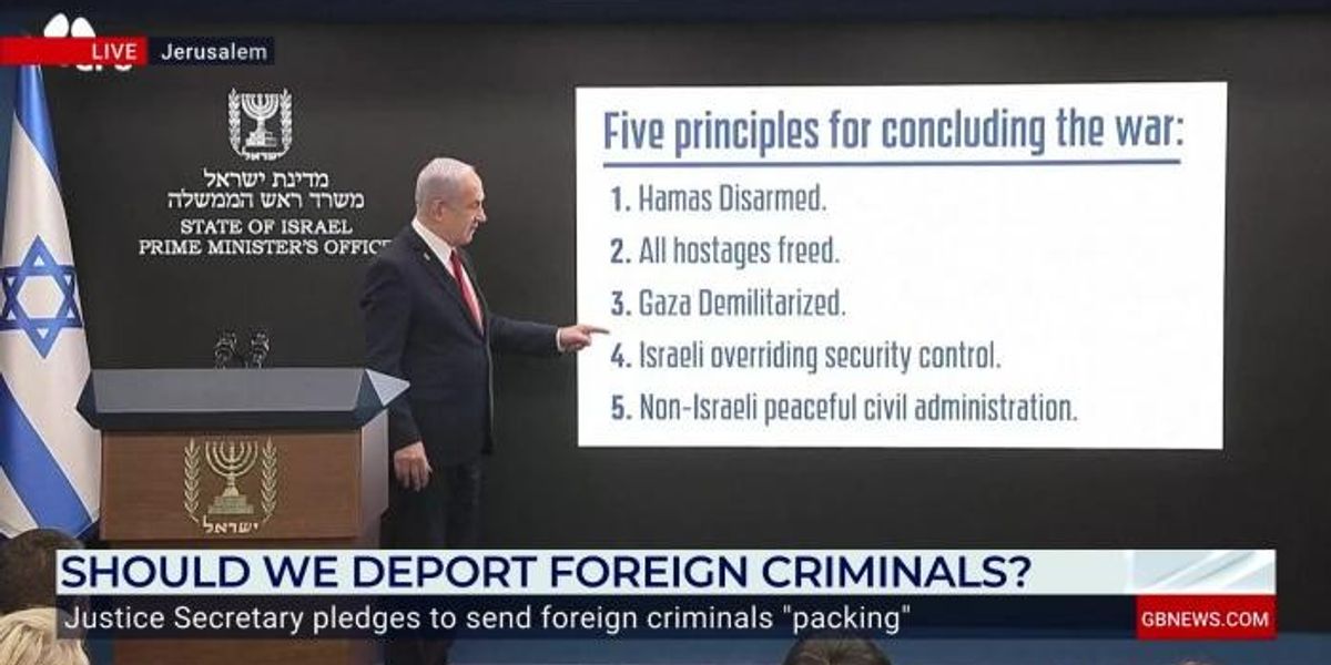 NextImg:WATCH: Benjamin Netanyahu vows to 'finish the job' and 'complete the defeat of Hamas'