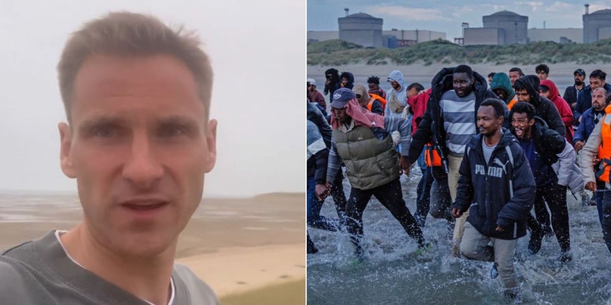 NextImg:Chris Philp has 'curved machete pulled on him' while speaking to migrants in Calais: 'Very frightening!'