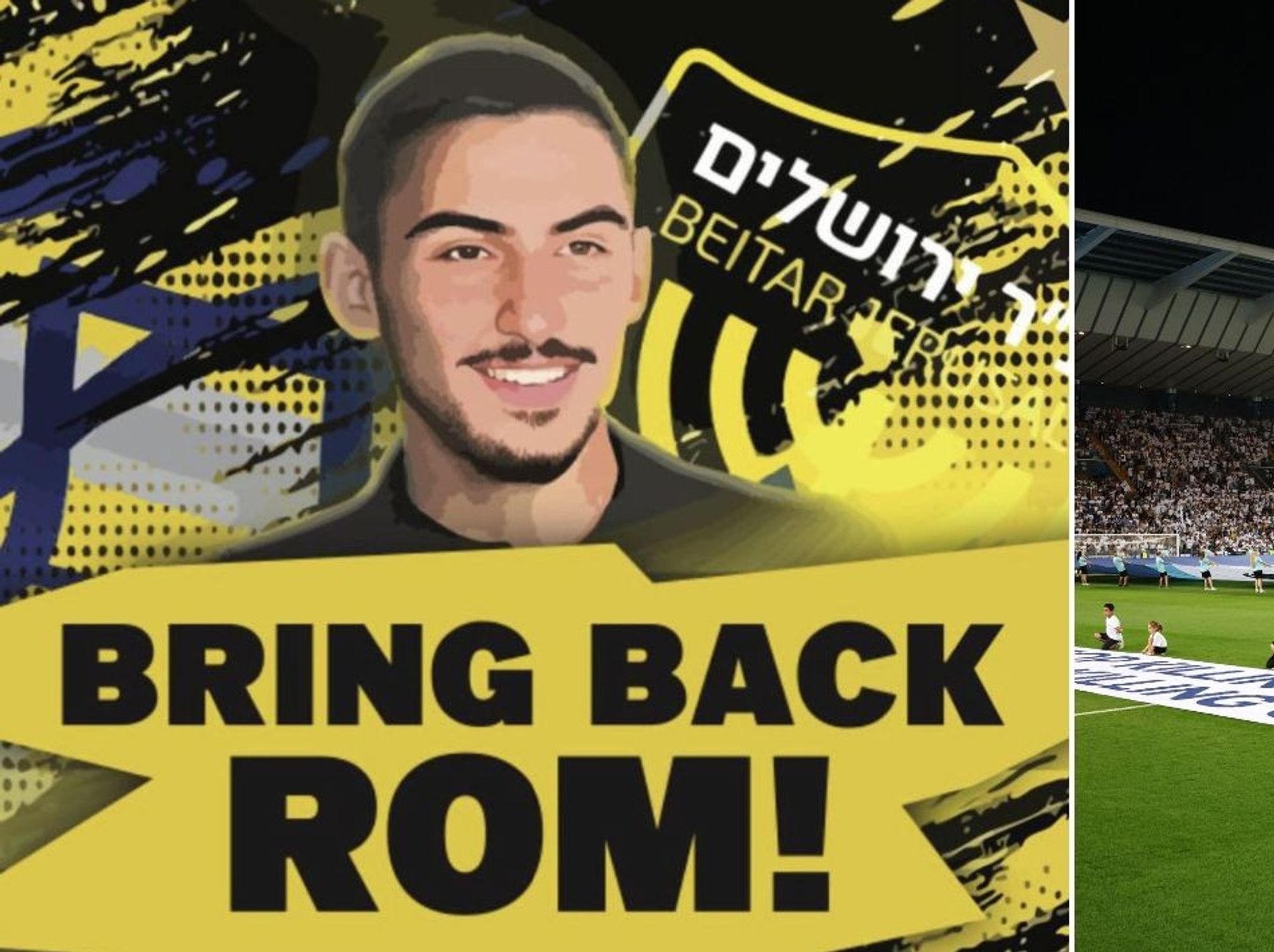 UEFA confiscate banner asking for Israeli hostages to be released amid 'double standard' accusations