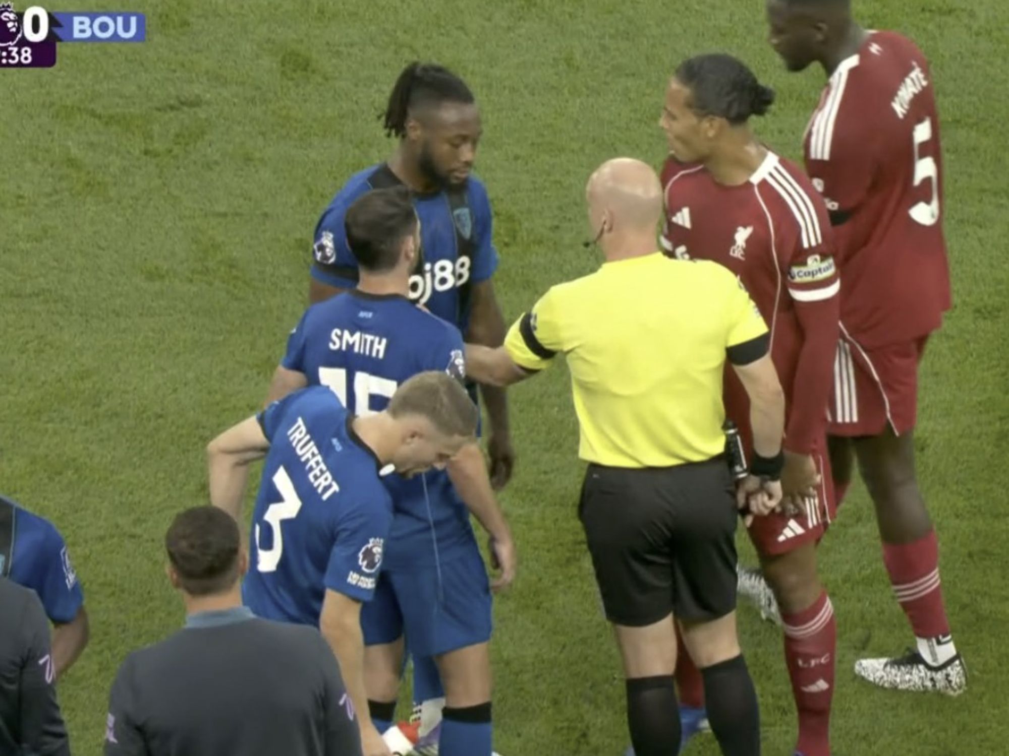 Liverpool vs Bournemouth halted after Antoine Semenyo targeted by racial abuse