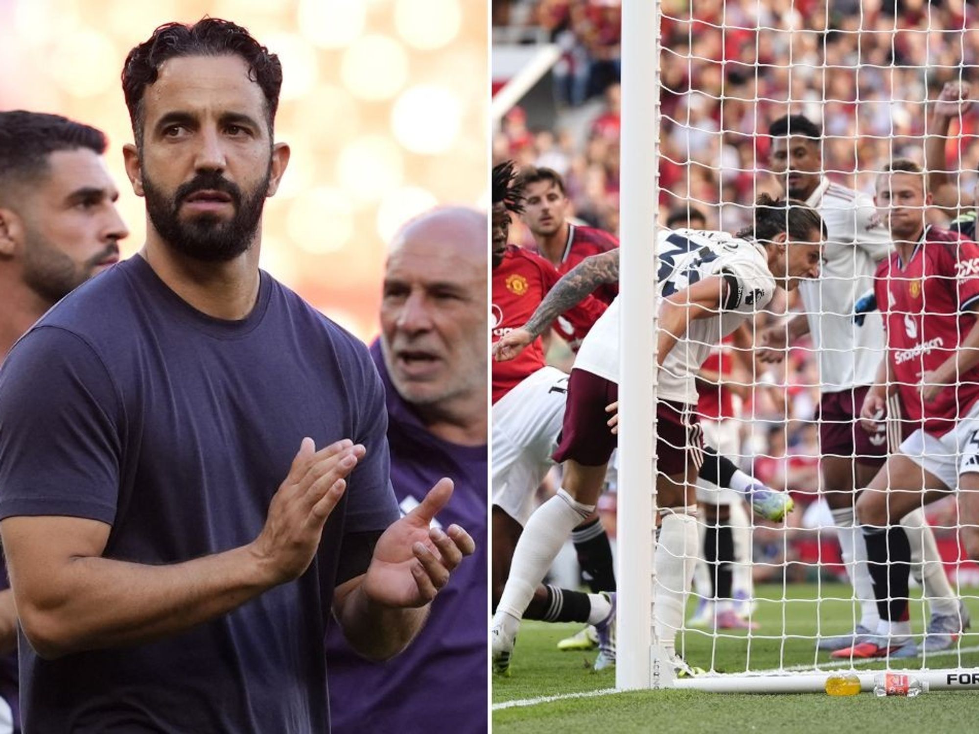 Ruben Amorim lashes out at officials over Riccardo Calafiori goal as Arsenal scrape past Man Utd