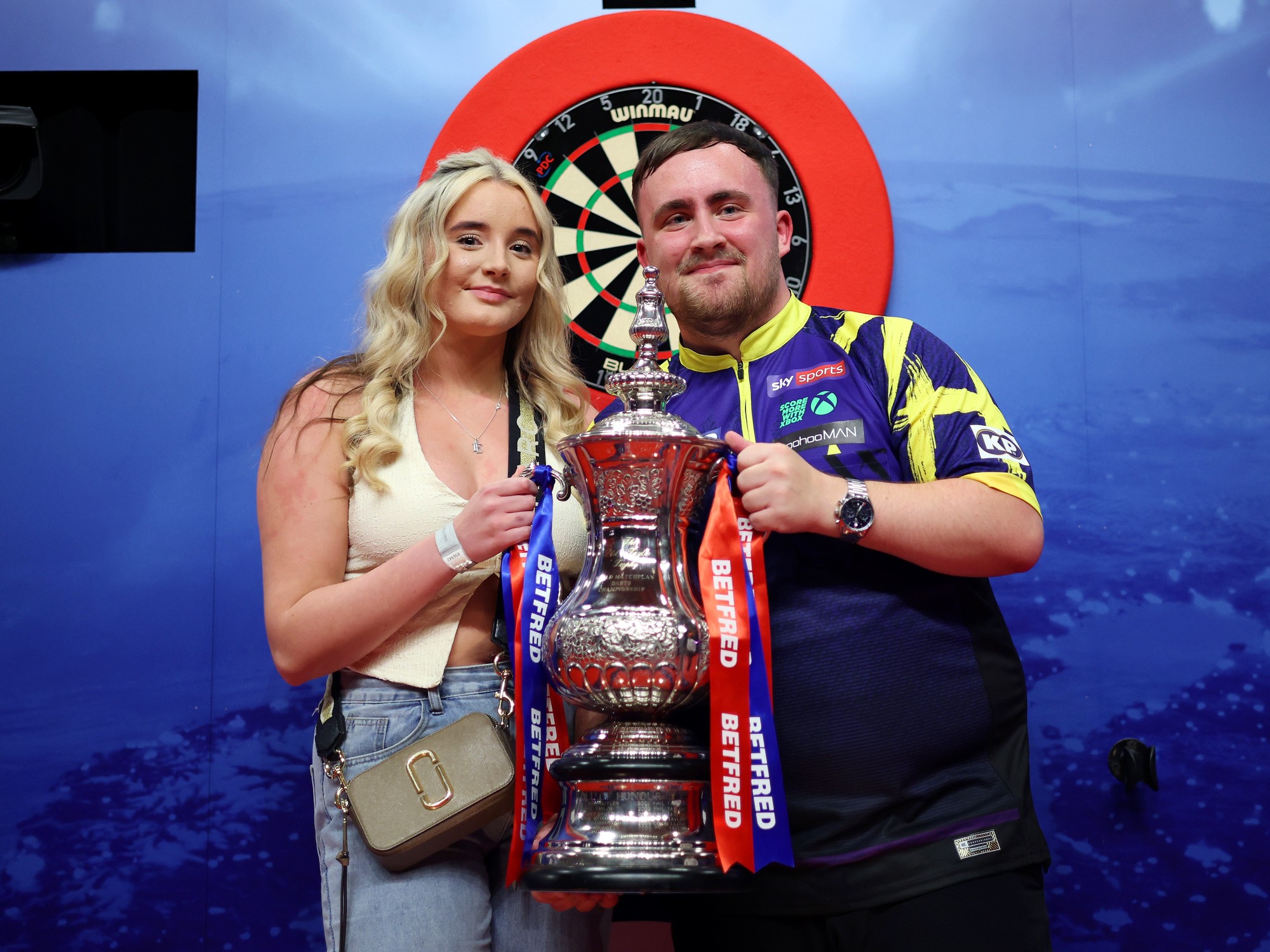 Luke Littler, 18, sends two-word message to new girlfriend after winning New Zealand Darts Masters