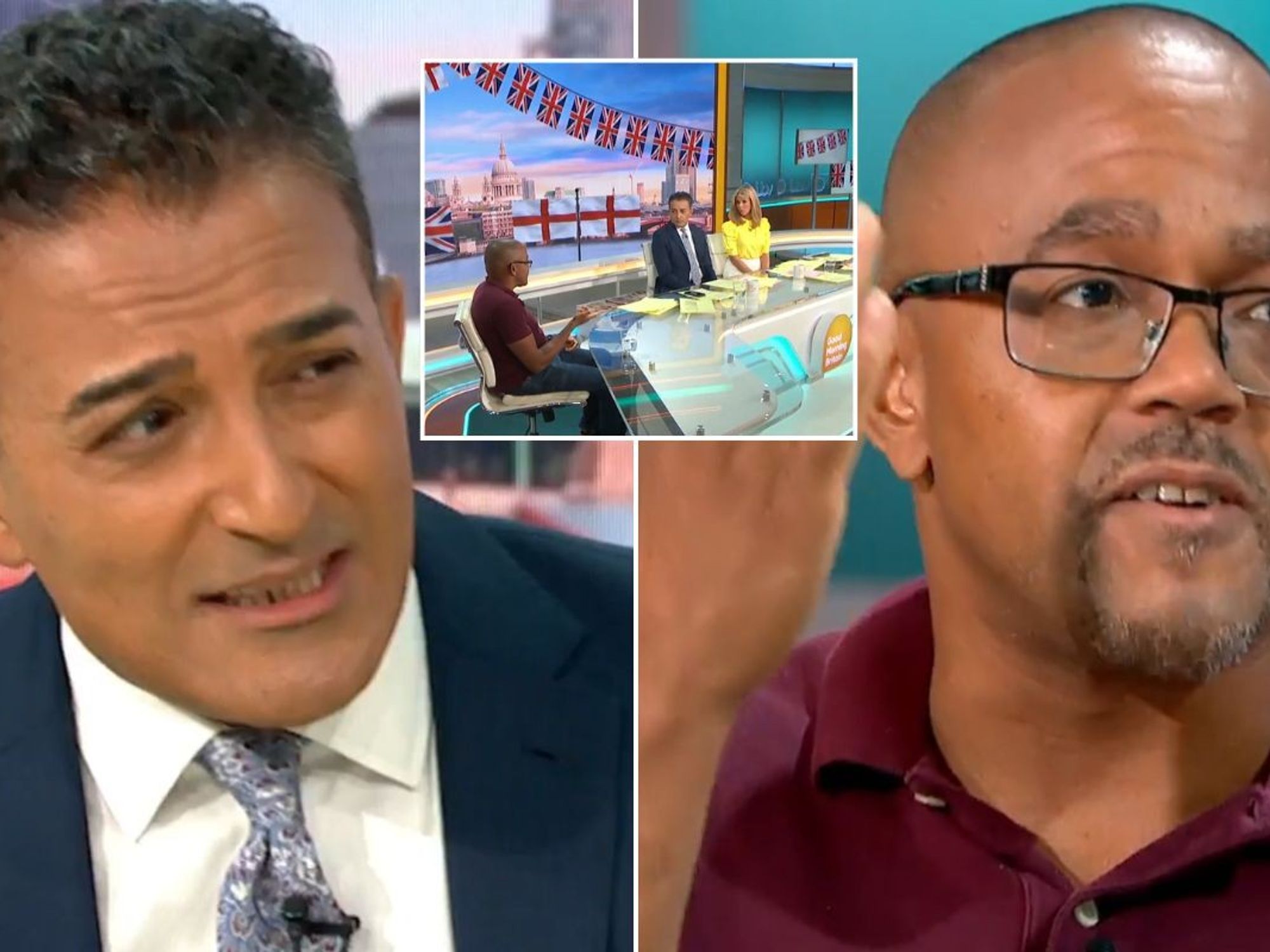 ITV GMB fans outraged as guest pleads 'get a new flag' after slamming 'white supremacist' St Geor...