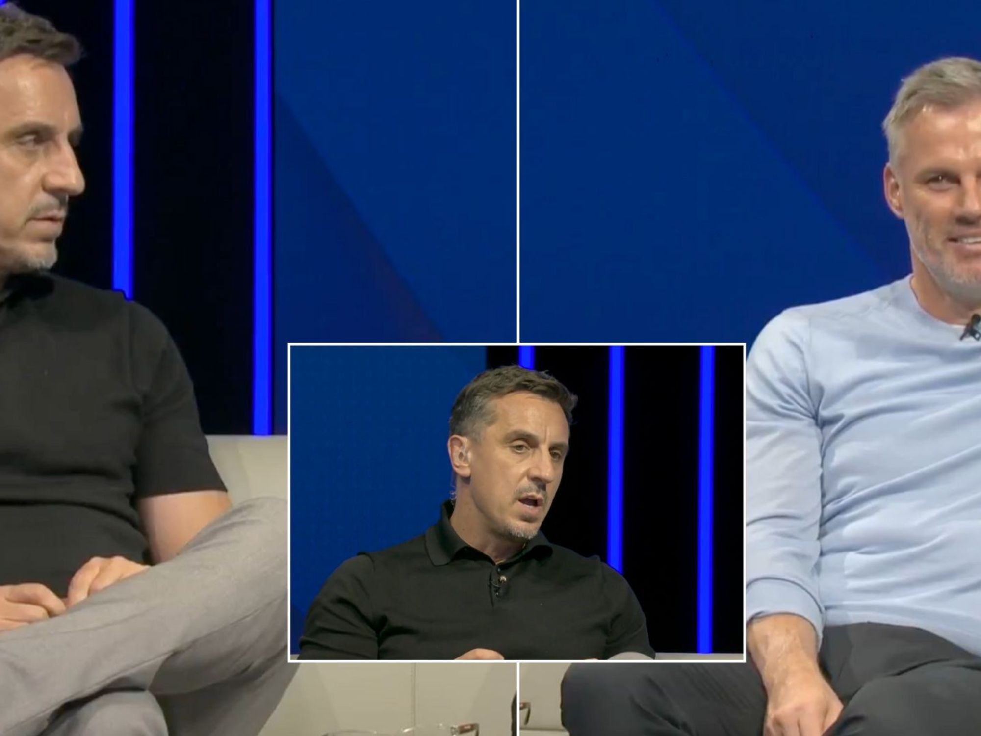 Gary Neville fumes and blasts Jamie Carragher as 'disrespectful' during heated debate
