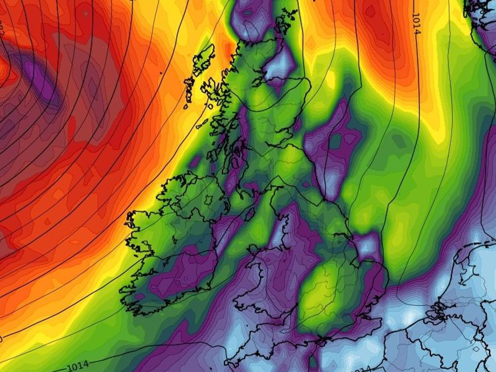 UK weather: Temperatures set to drop as jet stream splits to bring sunless cloud dome to Britain
