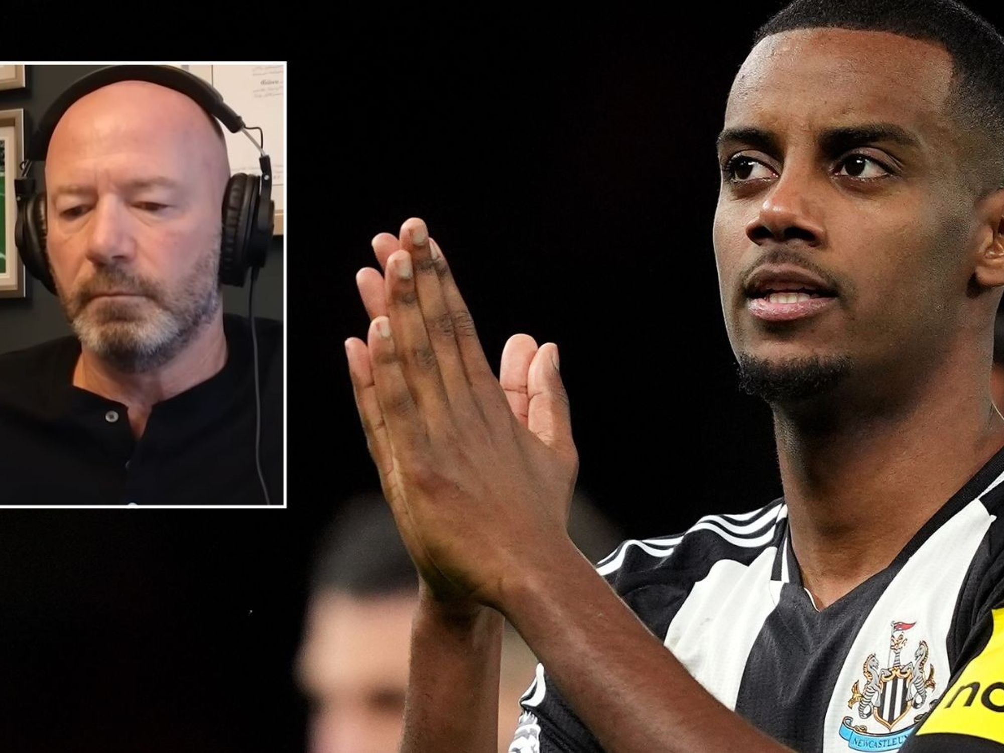 Alan Shearer hits out at 'stupid question' from fan as Alexander Isak pushes to join Liverpool