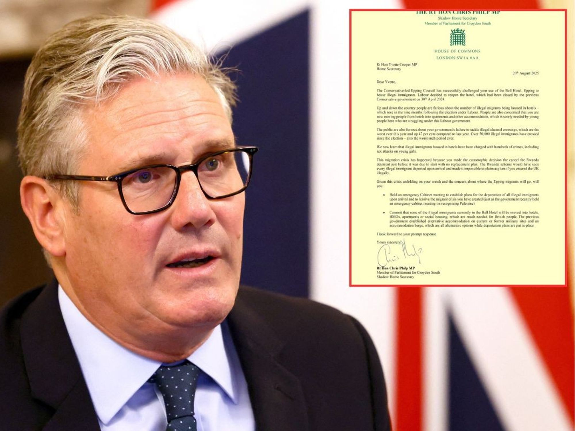 Keir Starmer told to hold 'emergency Cabinet meeting' on migrant crisis as Tories demand answers ...