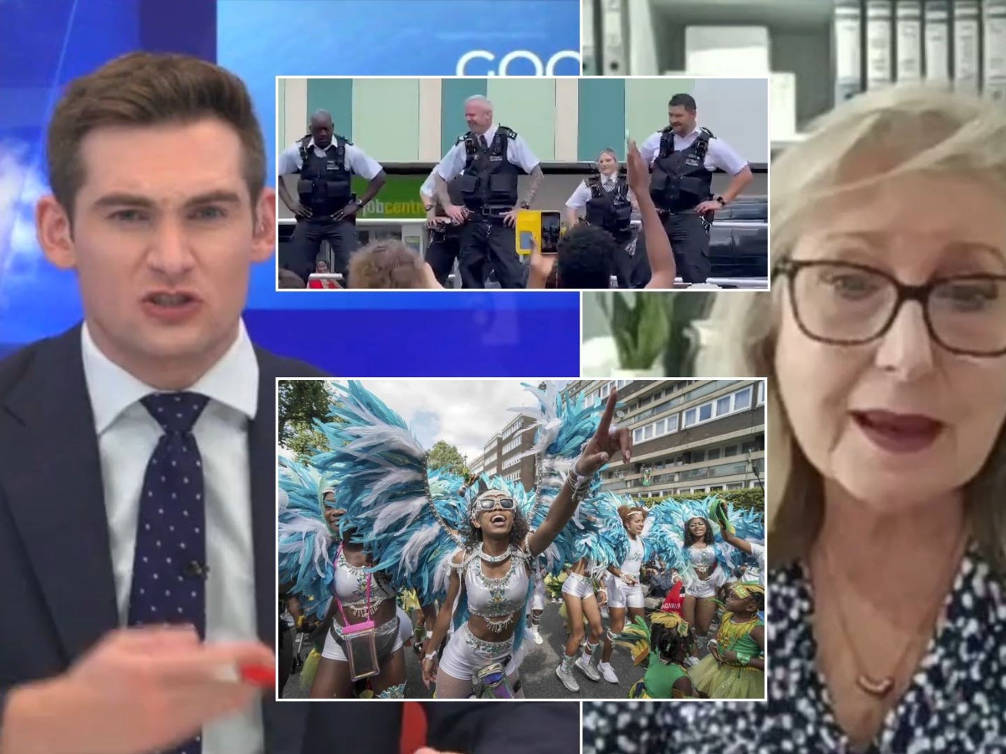‘They shouldn’t be dancing!’ Susan Hall clashes with Tom Harwood over Notting Hill Carnival policing