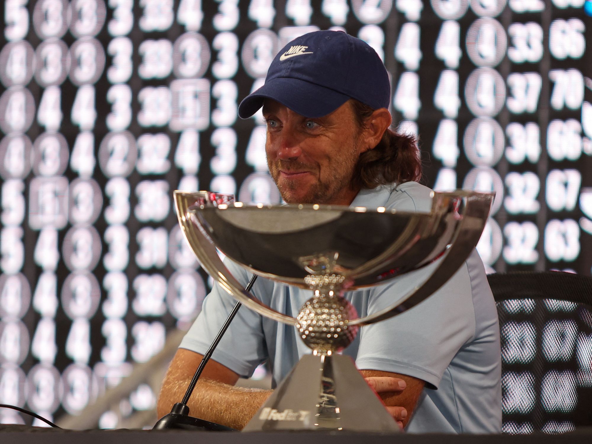 Tommy Fleetwood's wife absent from celebrations after golfer wins Tour Championship to end US duck