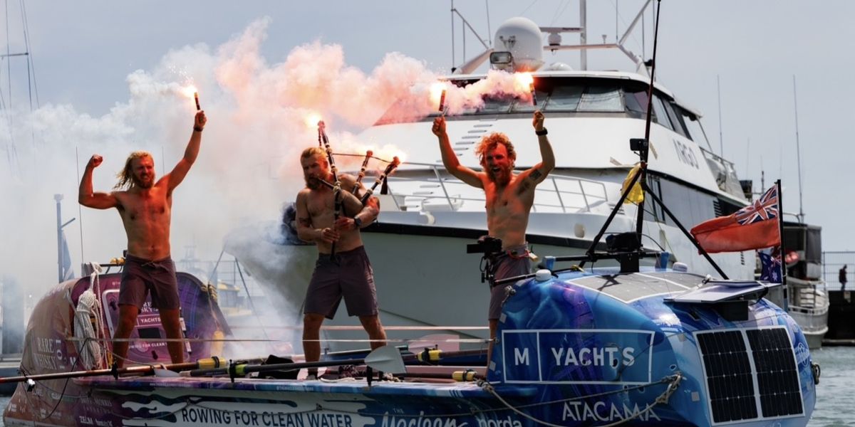 NextImg:Three Scottish brothers set World Record for 140-day non-stop row across Pacific