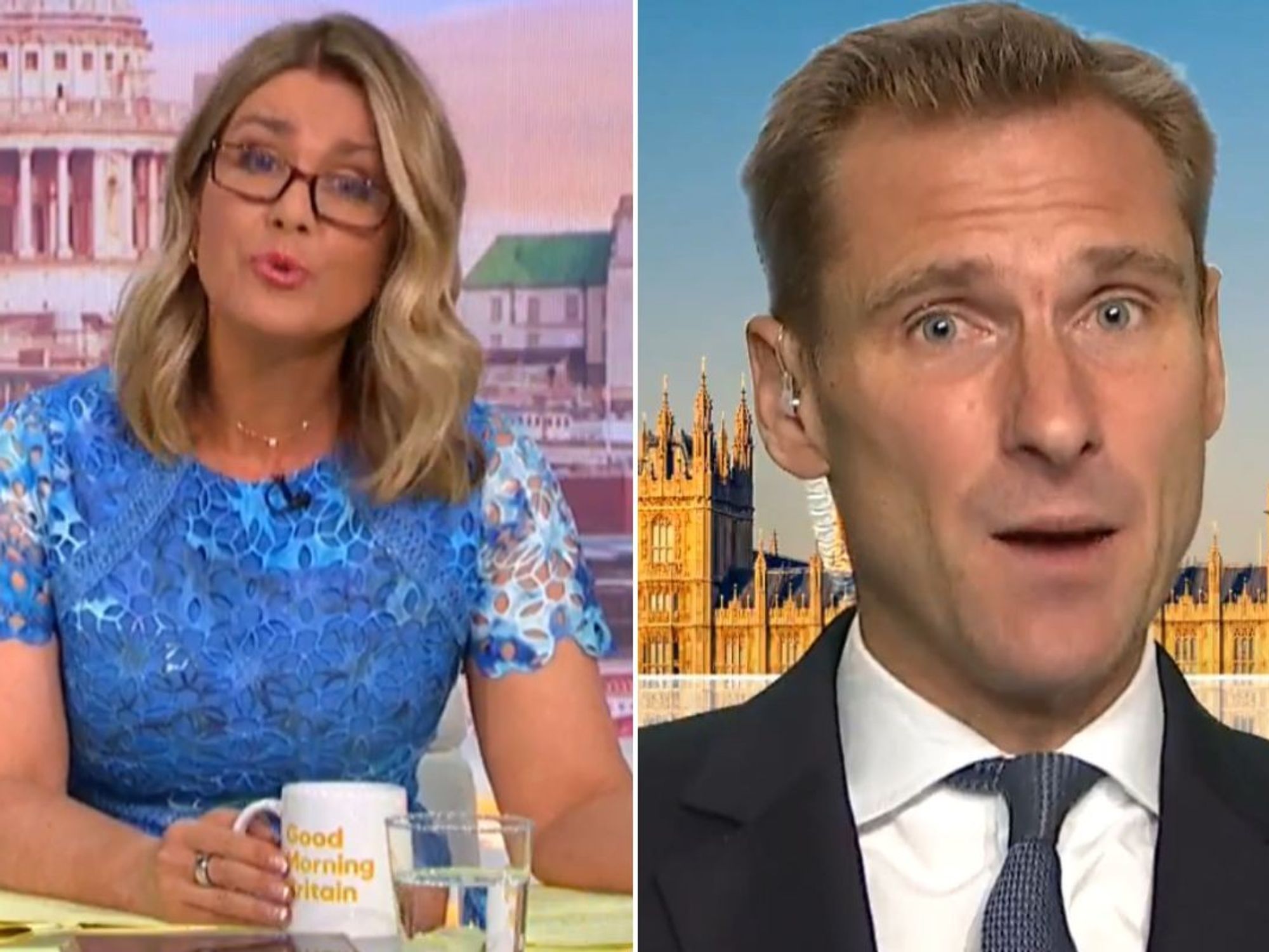 Susanna Reid sparks ITV GMB bias row with 'scandalous' Philp asylum hotel grilling: 'Sitting next...