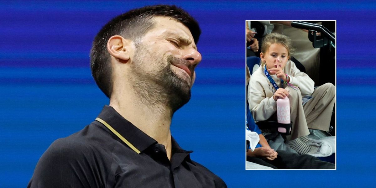 NextImg:Novak Djokovic's daughter, 7, furious with tennis legend as he marches towards another US Open title