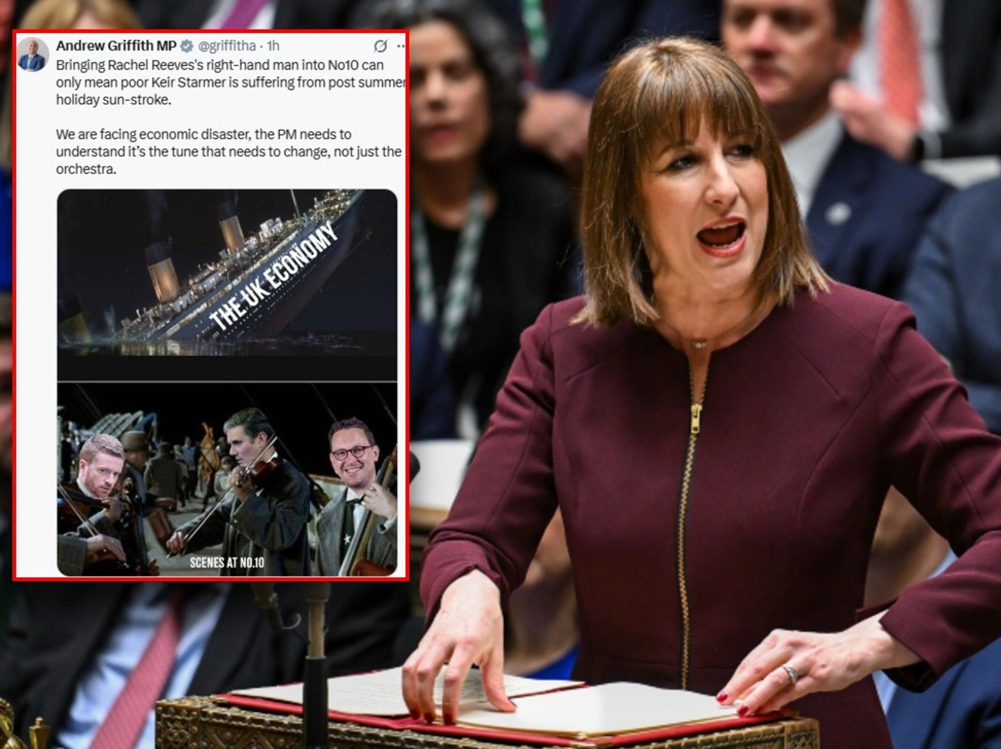 Politics LIVE: Warning Britain 'facing economic disaster' as Keir Starmer reshuffles team amid cr...