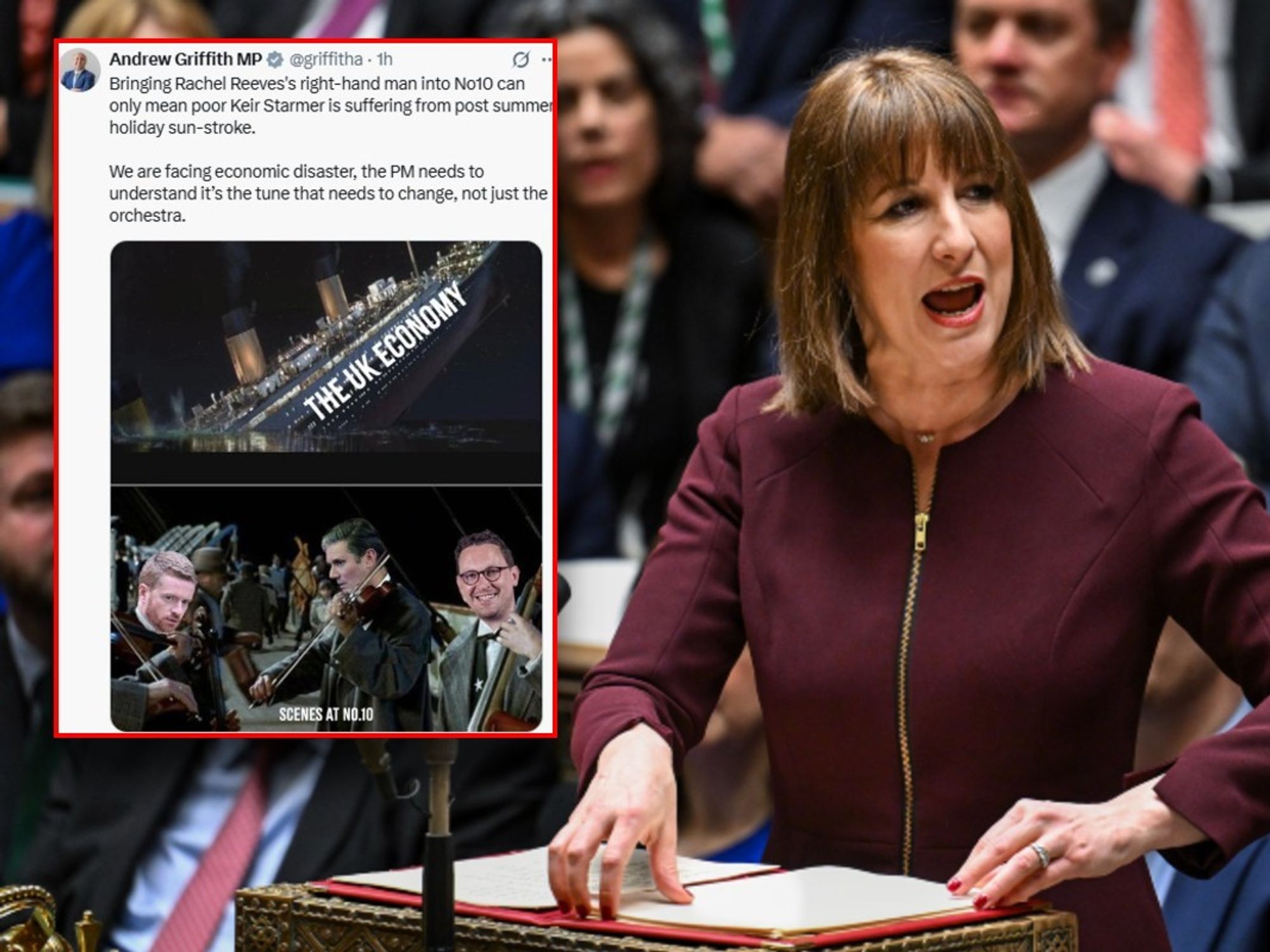 Warning Britain 'facing economic disaster' as Keir Starmer reshuffles team amid crisis in confide...