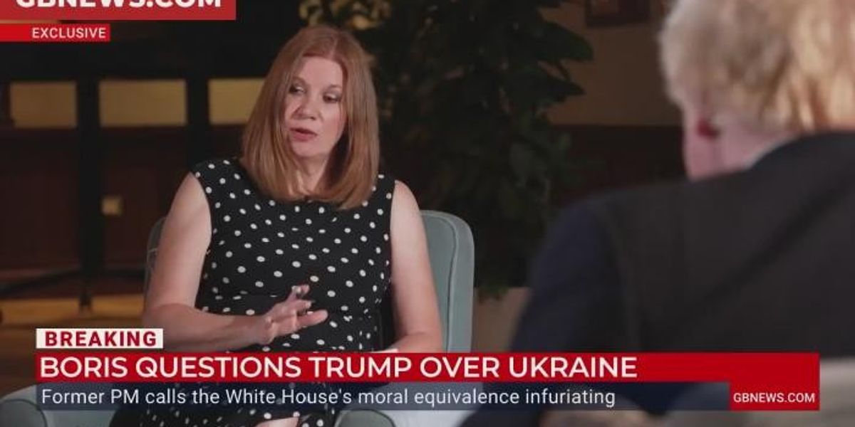 NextImg:WATCH: Boris Johnson questions President Trump on Ukraine and calls for tougher sanctions on Russia